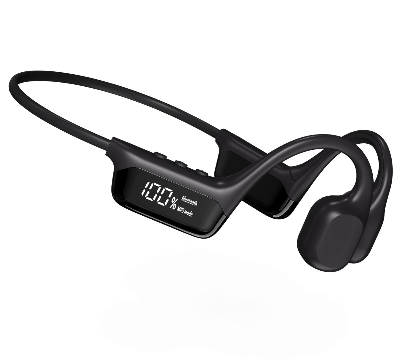 Display Screen Bluetooth Headset For Bone Conduction 53 Waterproof Sports Headset