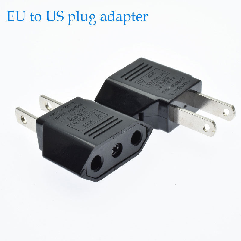 Conversion Plug European Standard To American All Copper White Black Single Conversion