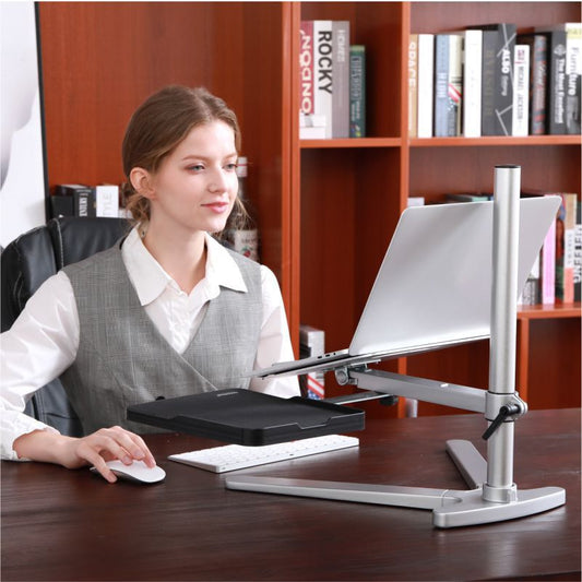 Liftable aluminum alloy laptop stand