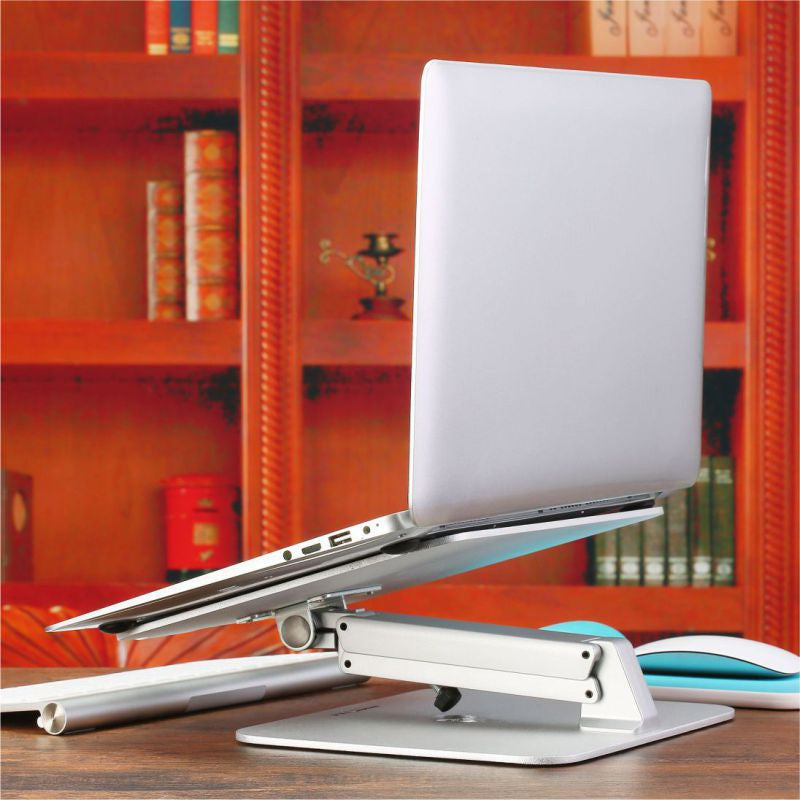 Liftable aluminum alloy laptop stand